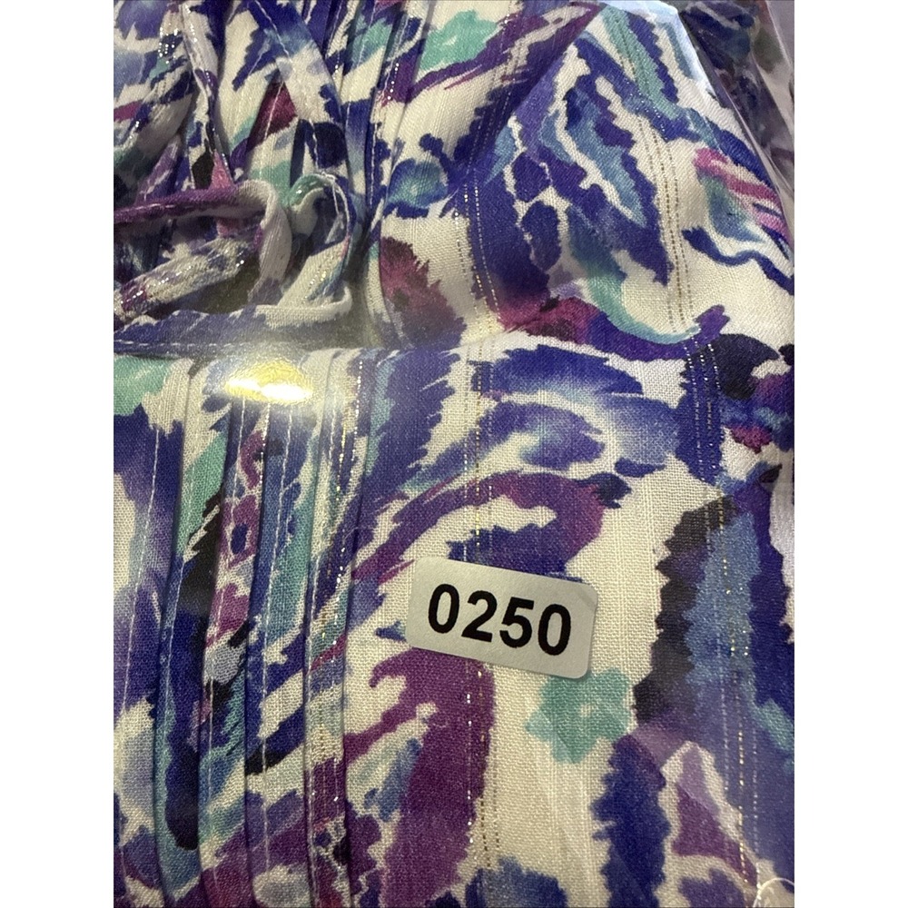 Kathy Ireland Fashion 360 Paradise Pleasure Jumpsuit Paisley Peacock Size 1X - Picture 16 of 16
